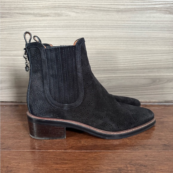 Coach Bowery Chelsea Boot with Cut Out Tea Rose-9 - Picture 5 of 9